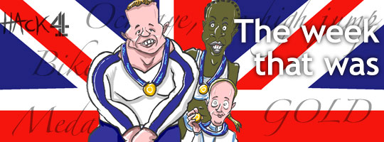 Great British Olympics cartoon for Channel 4 News from Hack cartoons