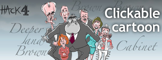 Animated cartoon about Gordon Brown and the Labour Party. Made by Matt Buck Hack Cartoons for Channel 4 News September 2008. Copyright and all image rights belong to Matt Buck Hack Cartoons