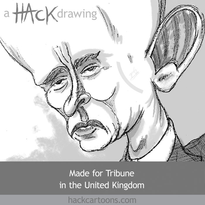 Vladimir Putin  cartoon prime minister and former president of Russia