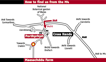Maesachddu Farm near Carmarthen, West Wales, UK