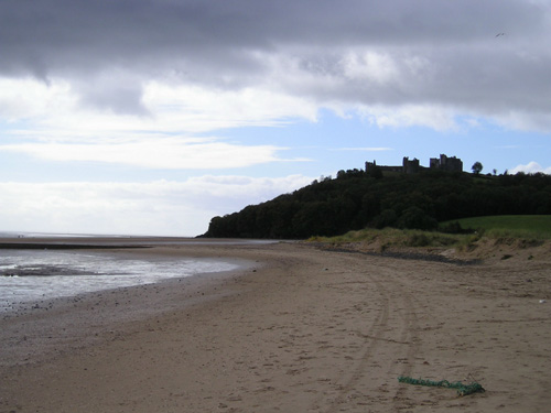 Llanstephan castle, Maesachddu Farm near Carmarthen, West Wales, UK