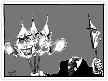 Tony Blair, caricature, joke